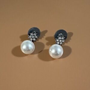 Pearl and Crystal Earrings